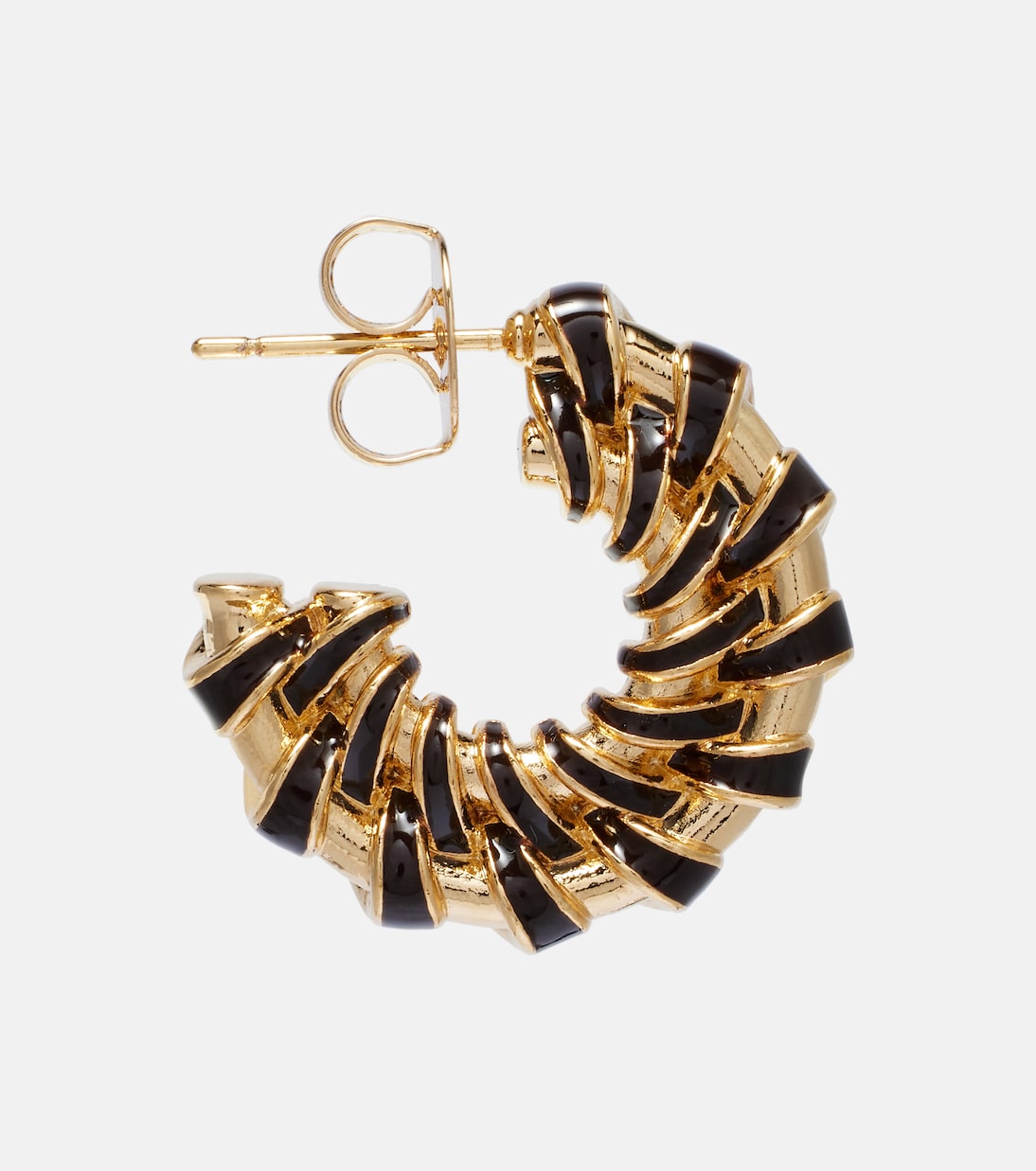 Loop gold-plated hoop earrings | Zimmermann