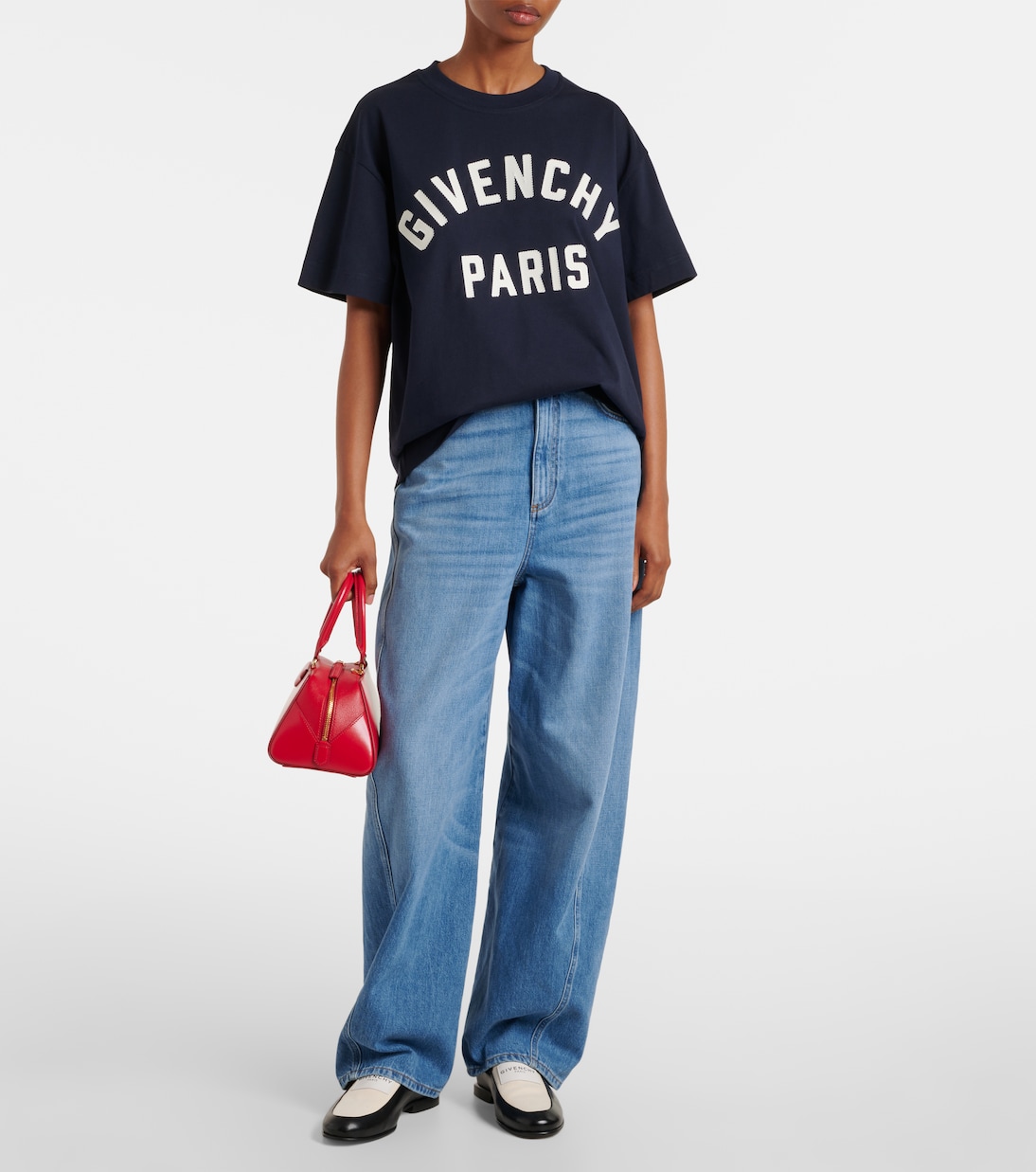 T-shirt Paris in jersey di cotone | Givenchy