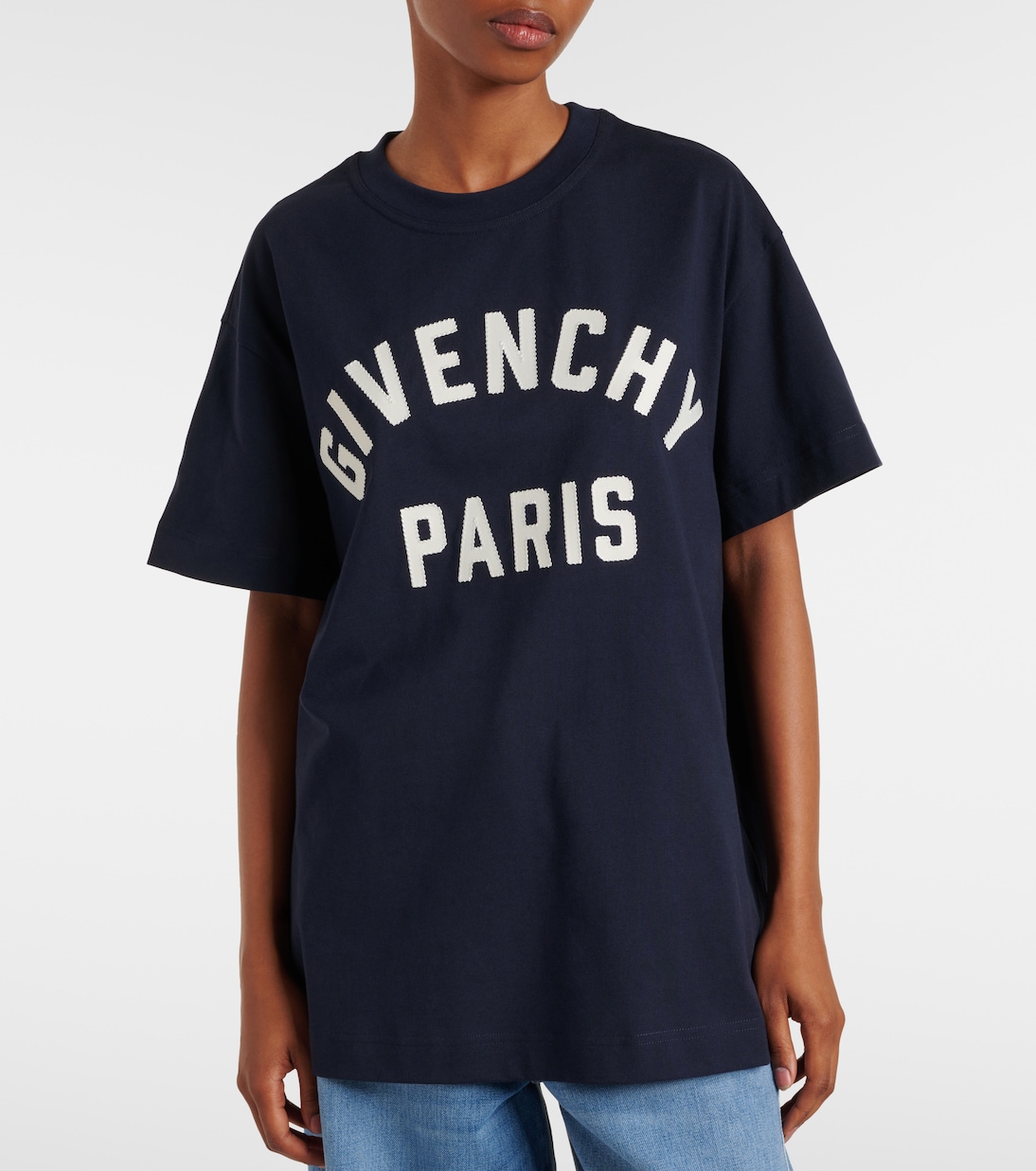 T-shirt Paris in jersey di cotone | Givenchy