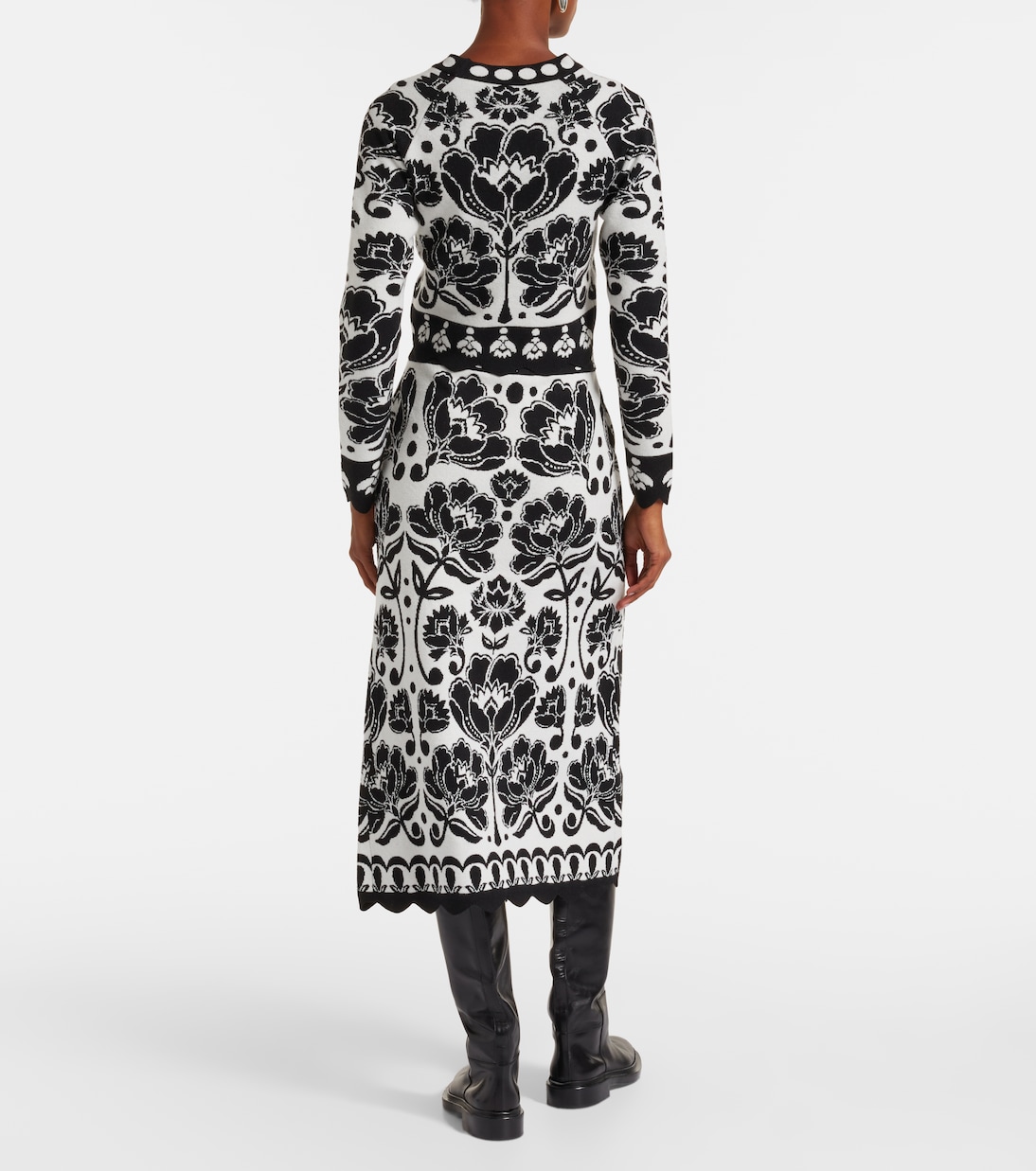 Cardigan Arabesque en jacquard à fleurs | Farm Rio