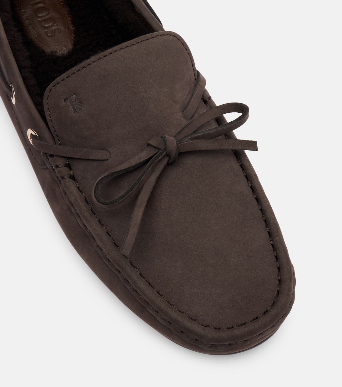 Mocassins Gommino en daim et shearling | Tod's