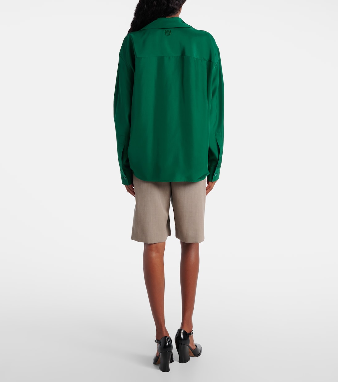 Draped silk shirt | Loewe