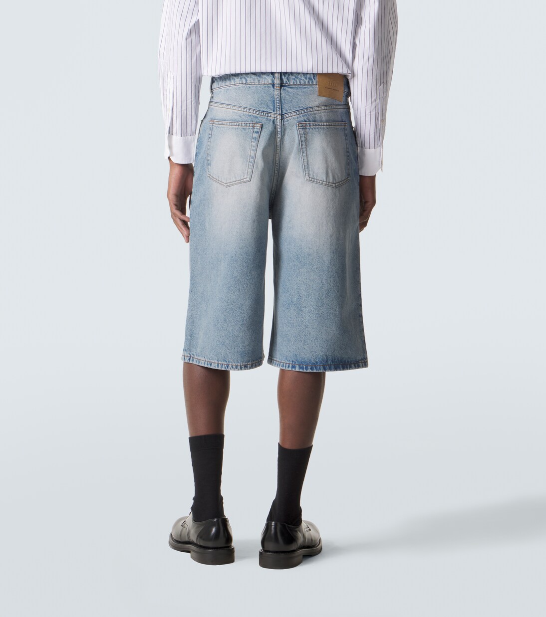 Denim Bermuda shorts | Ami Paris
