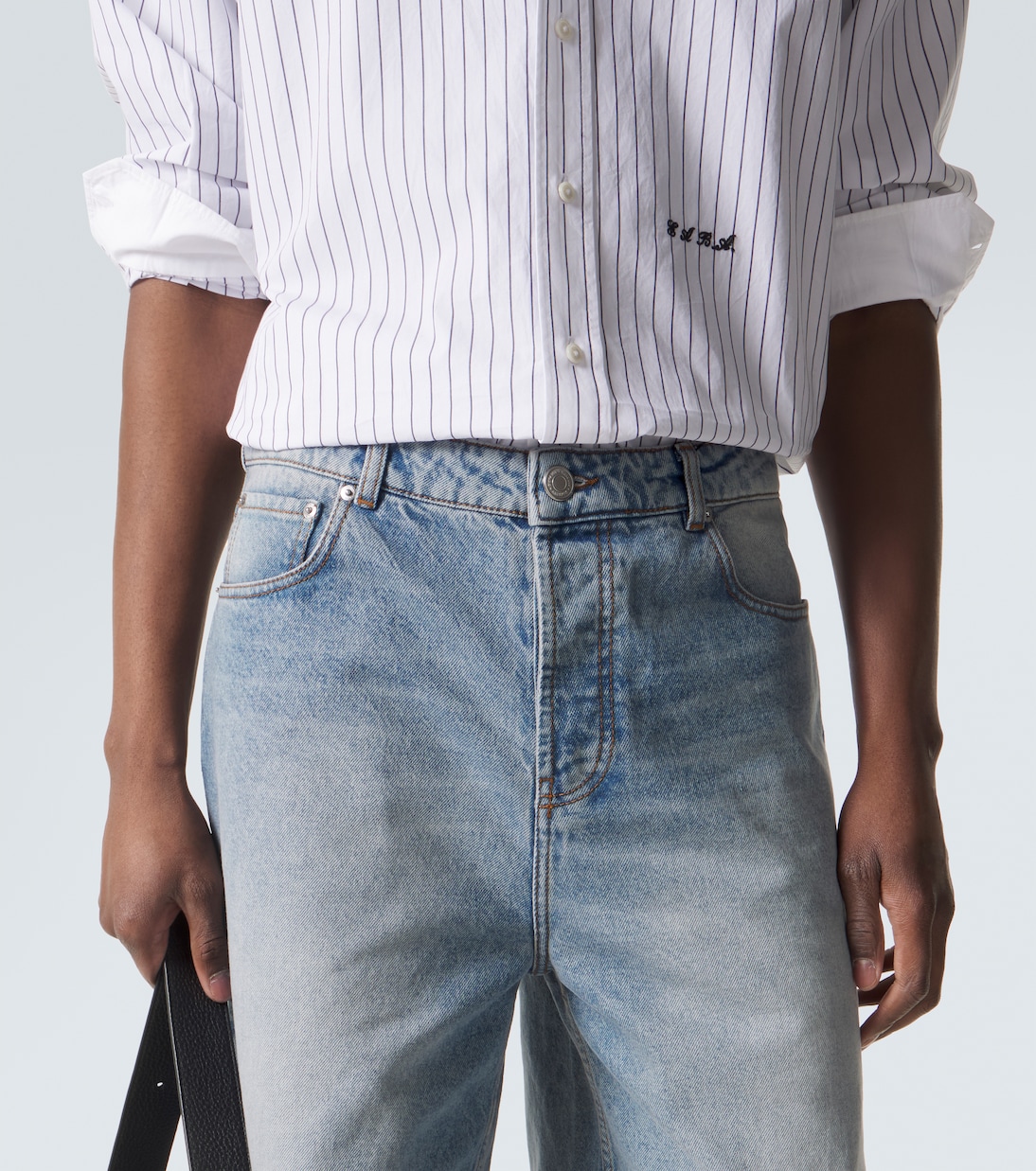 Denim Bermuda shorts | Ami Paris