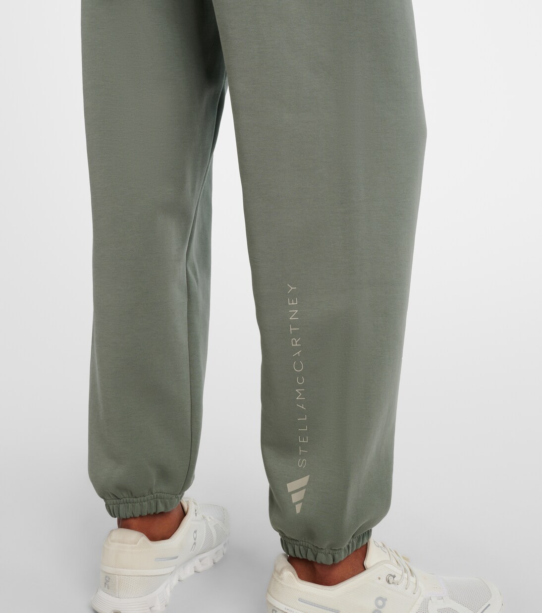 Cotton-blend fleece sweatpants | Adidas by Stella McCartney