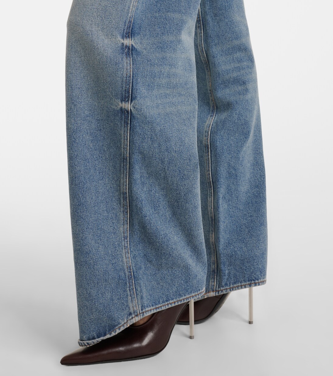 Logo wide-leg jeans | Courrèges