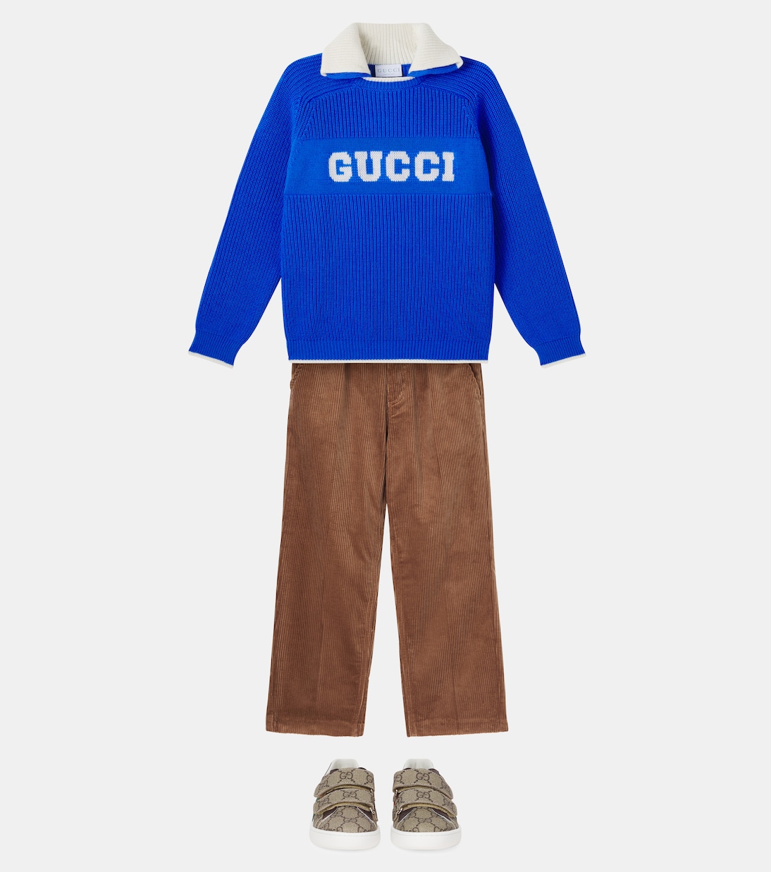 Polo in jacquard di lana | Gucci Kids