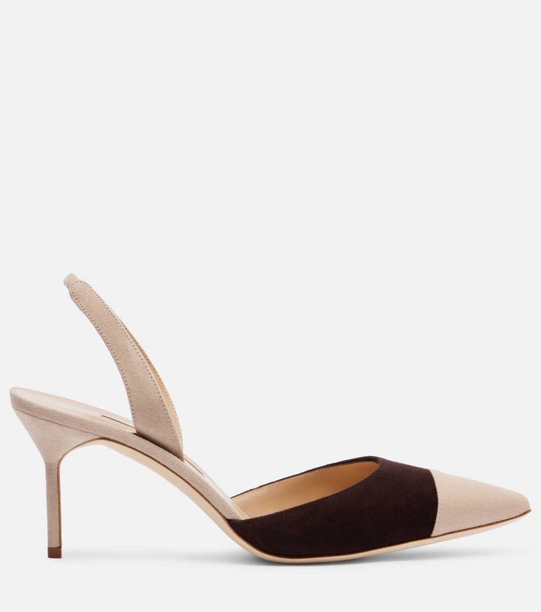 Pumps slingback Capsli 70 in suede | Manolo Blahnik