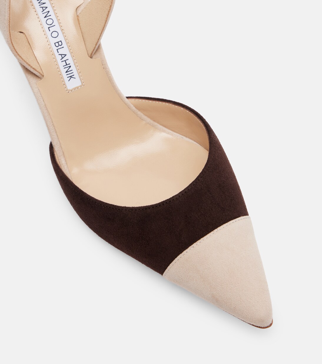 Pumps slingback Capsli 70 in suede | Manolo Blahnik