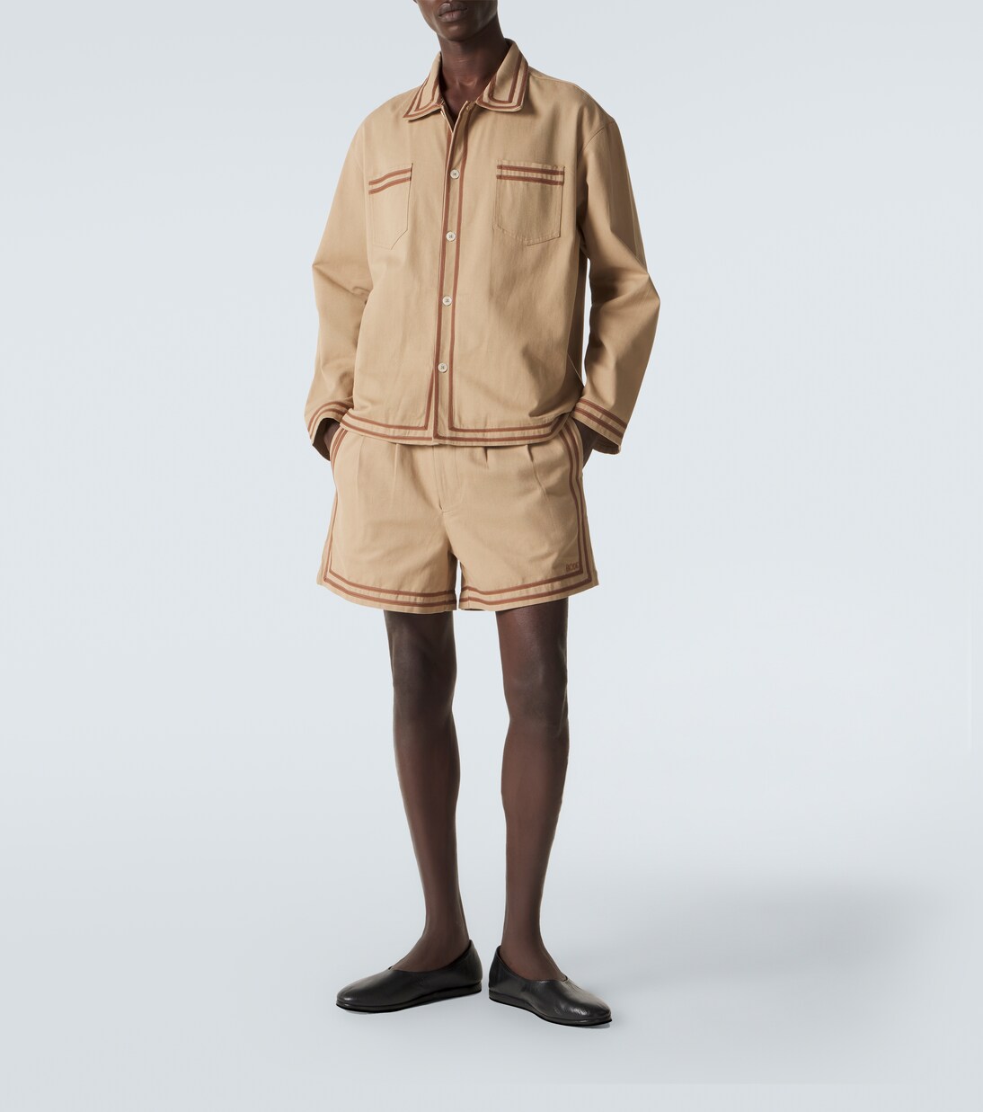 Hemdjacke aus Baumwoll-Twill | Bode