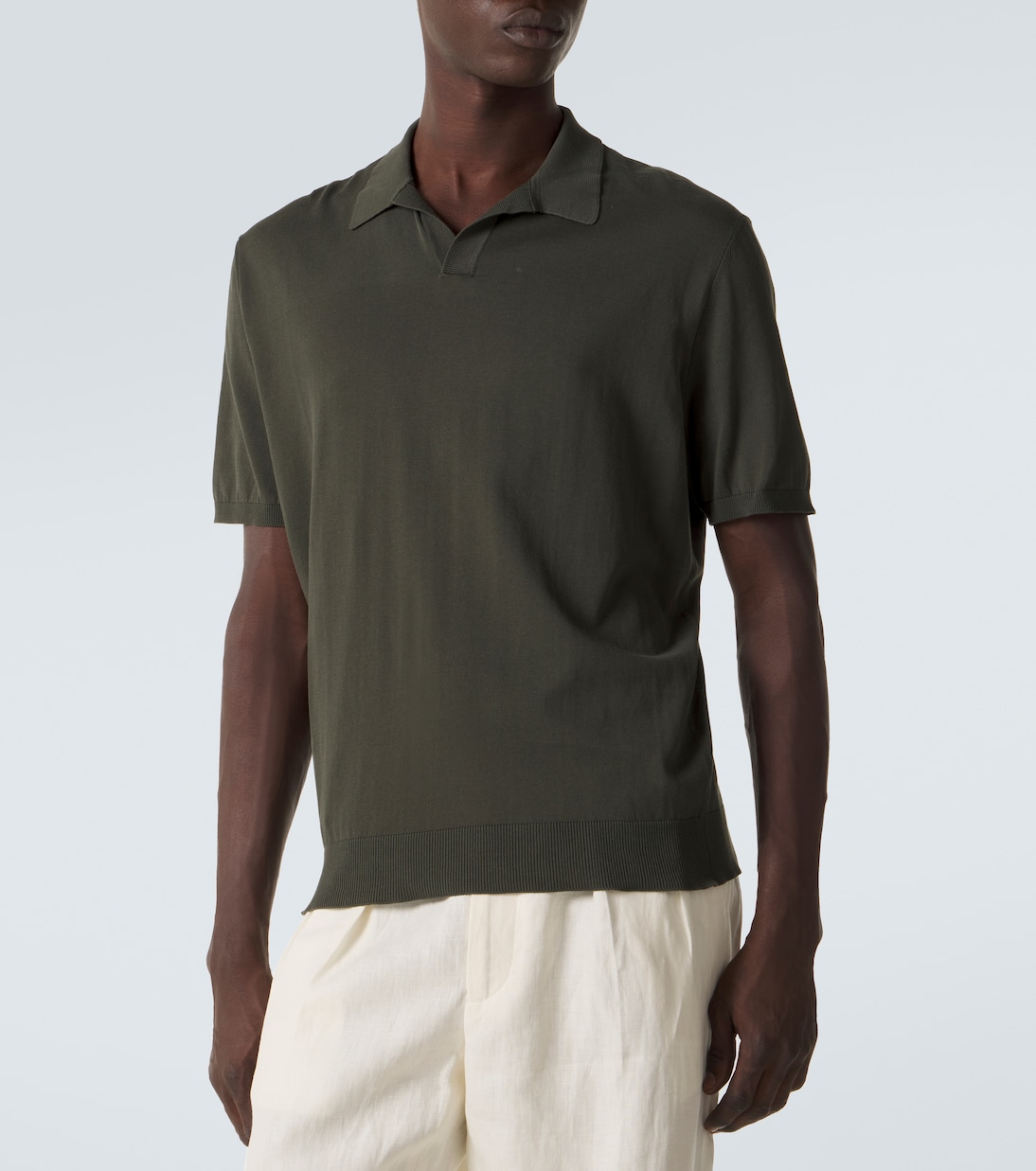 Cotton polo shirt | Rubinacci
