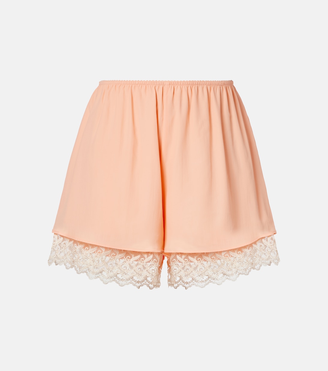 Shorts aus Satin mit Spitze | Simone Rocha