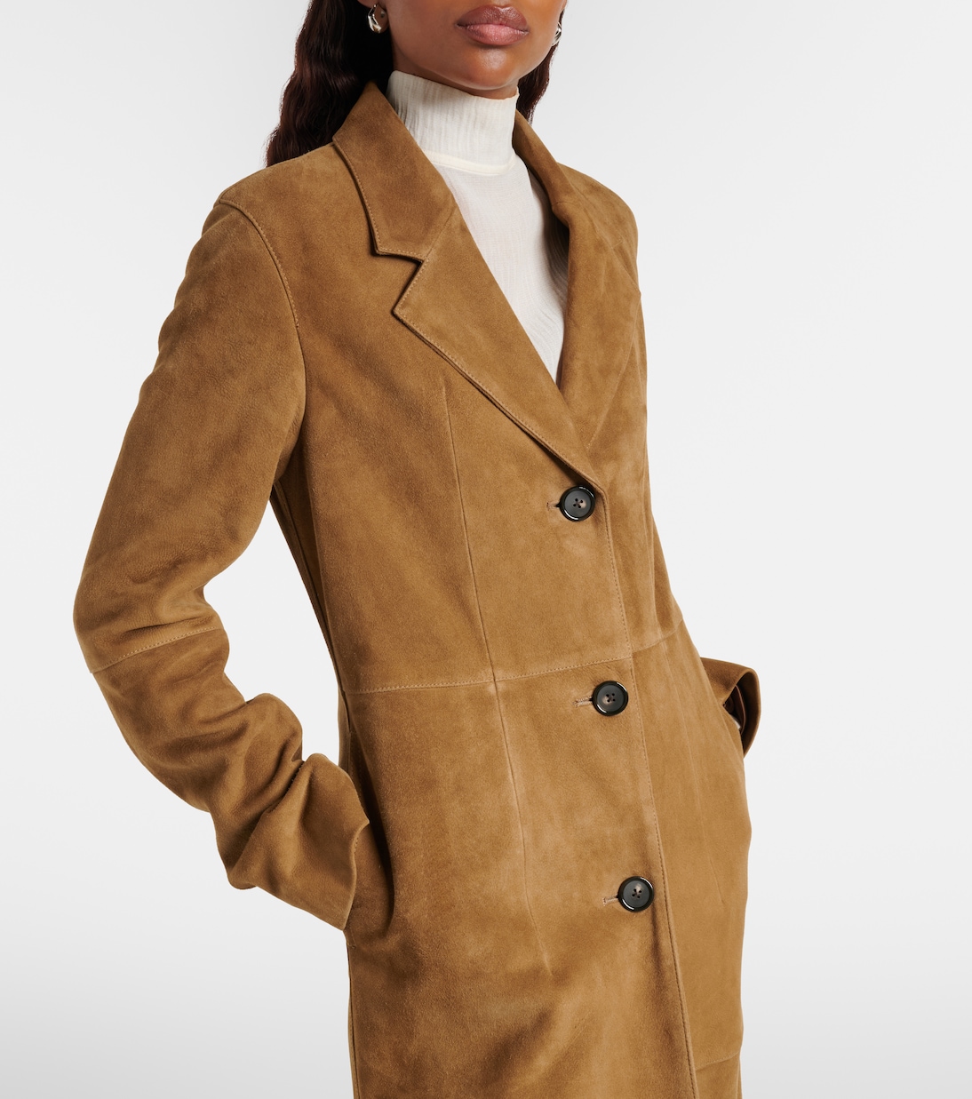 Suede coat | Toteme