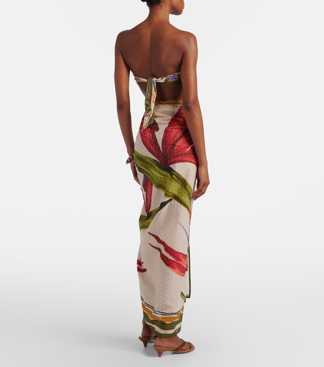 Strilitzia floral cotton beach cover-up | Farm Rio