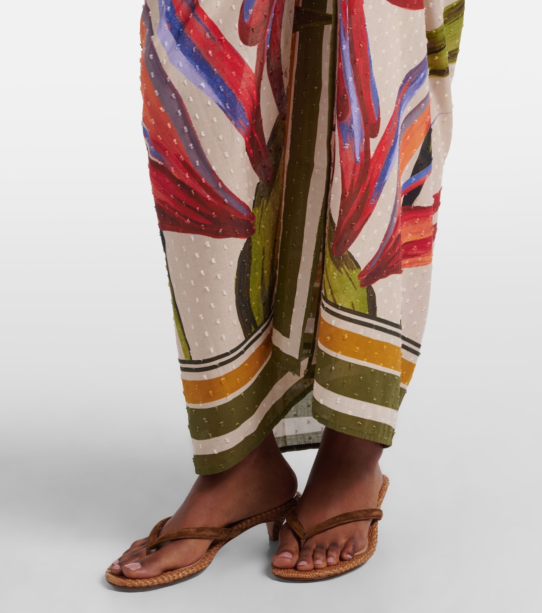 Strilitzia floral cotton beach cover-up | Farm Rio