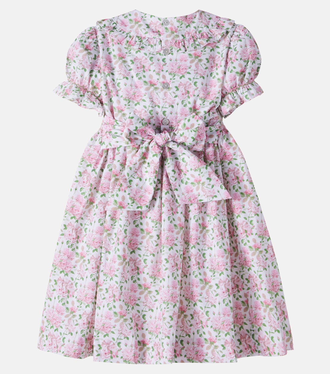 Silvana floral cotton dress | La Coqueta