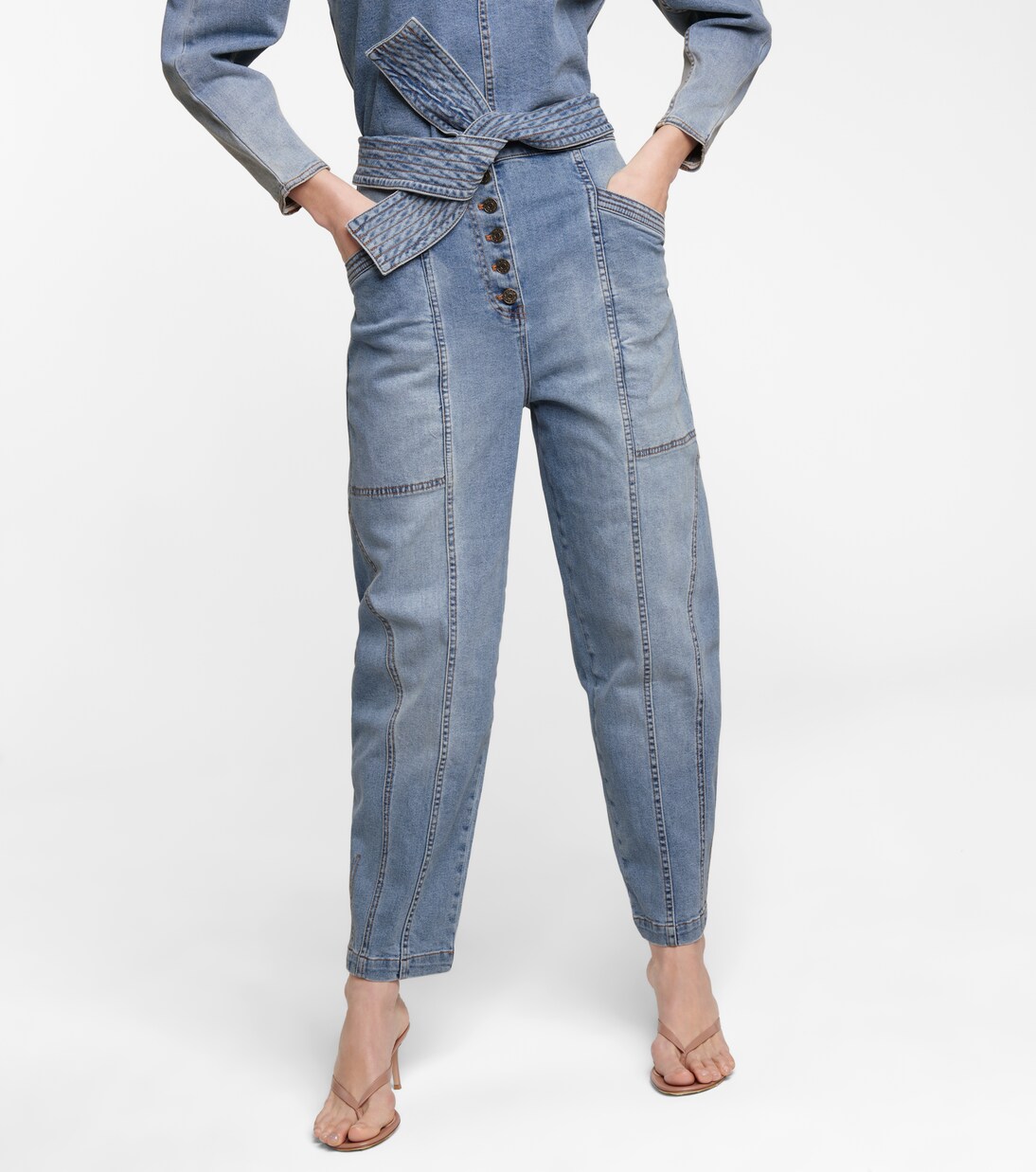 Jeans rectos Otto de tiro alto | Ulla Johnson