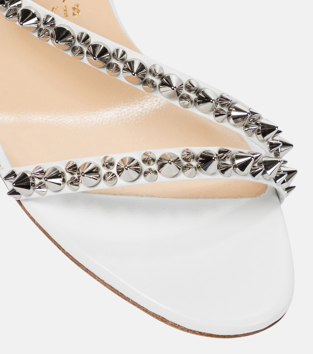 Sandalen Mafaldina Spikes 70 aus Leder | Christian Louboutin