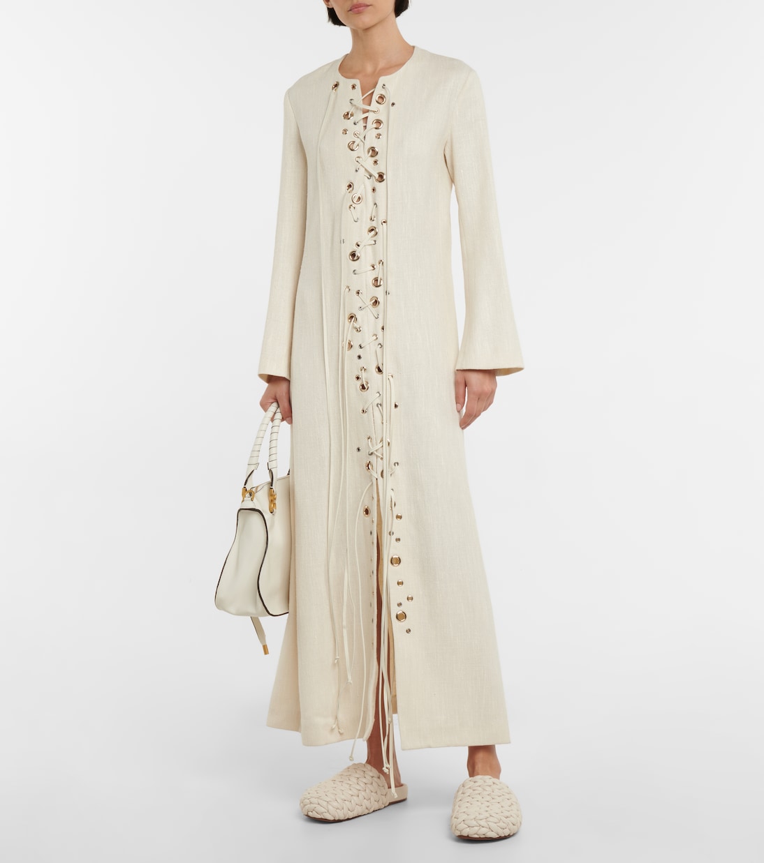 Robe longue en soie mélangée | Chloé