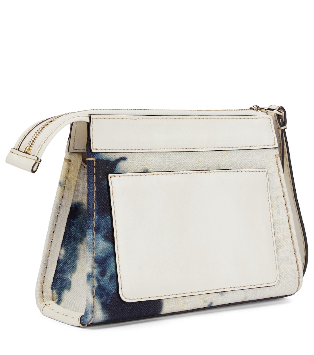 Clutch Edith in lino tie-dye | Chloé