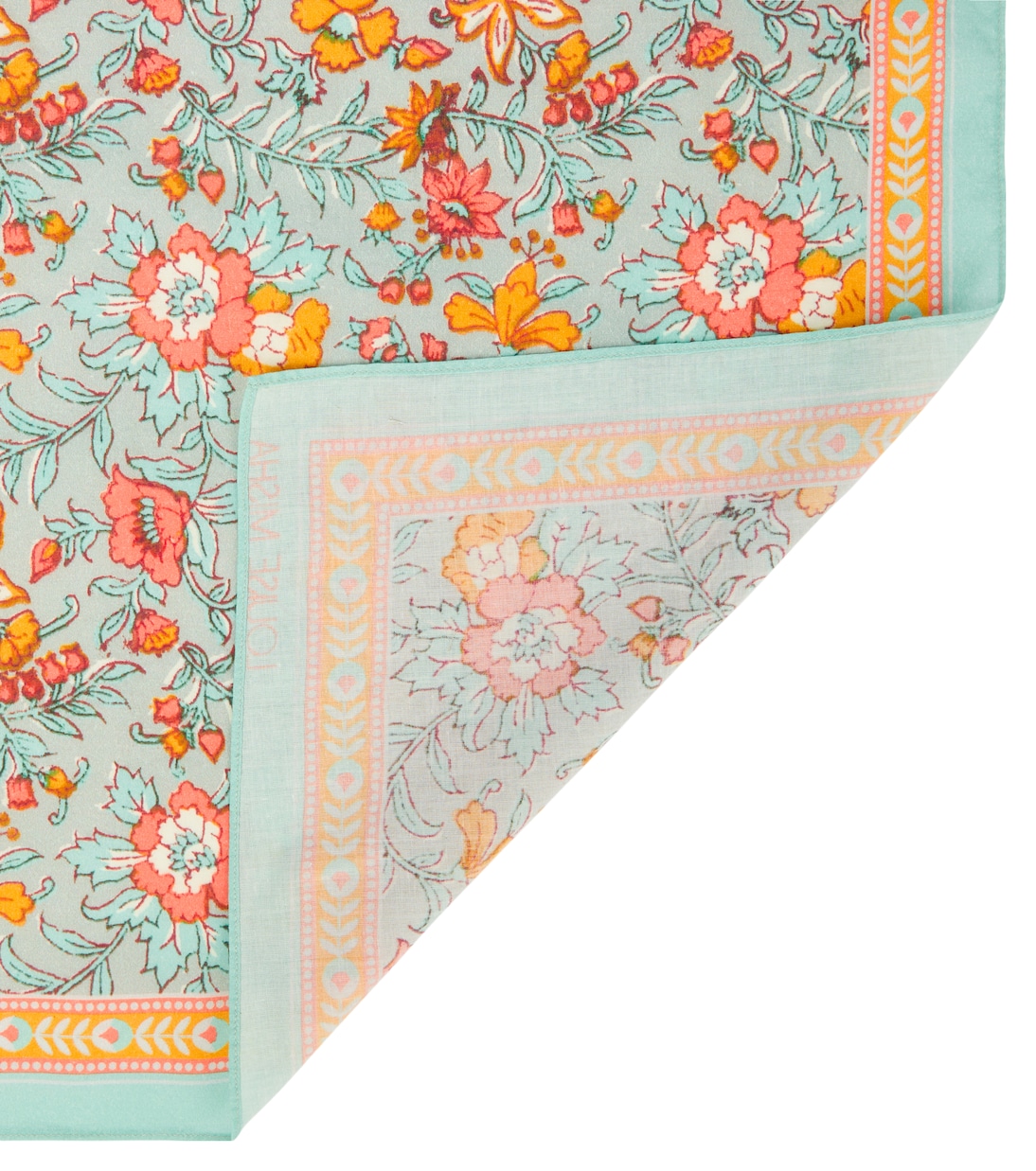 Bedrucktes Tuch Capucine aus Baumwolle | Louise Misha