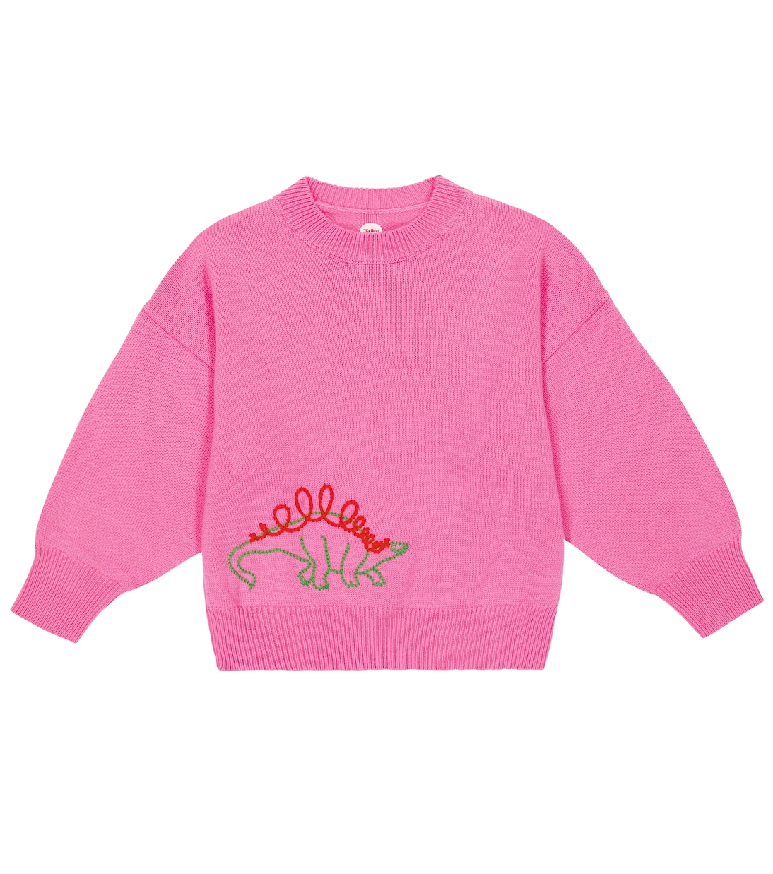 Dino embroidered cashmere sweater | The Row Kids