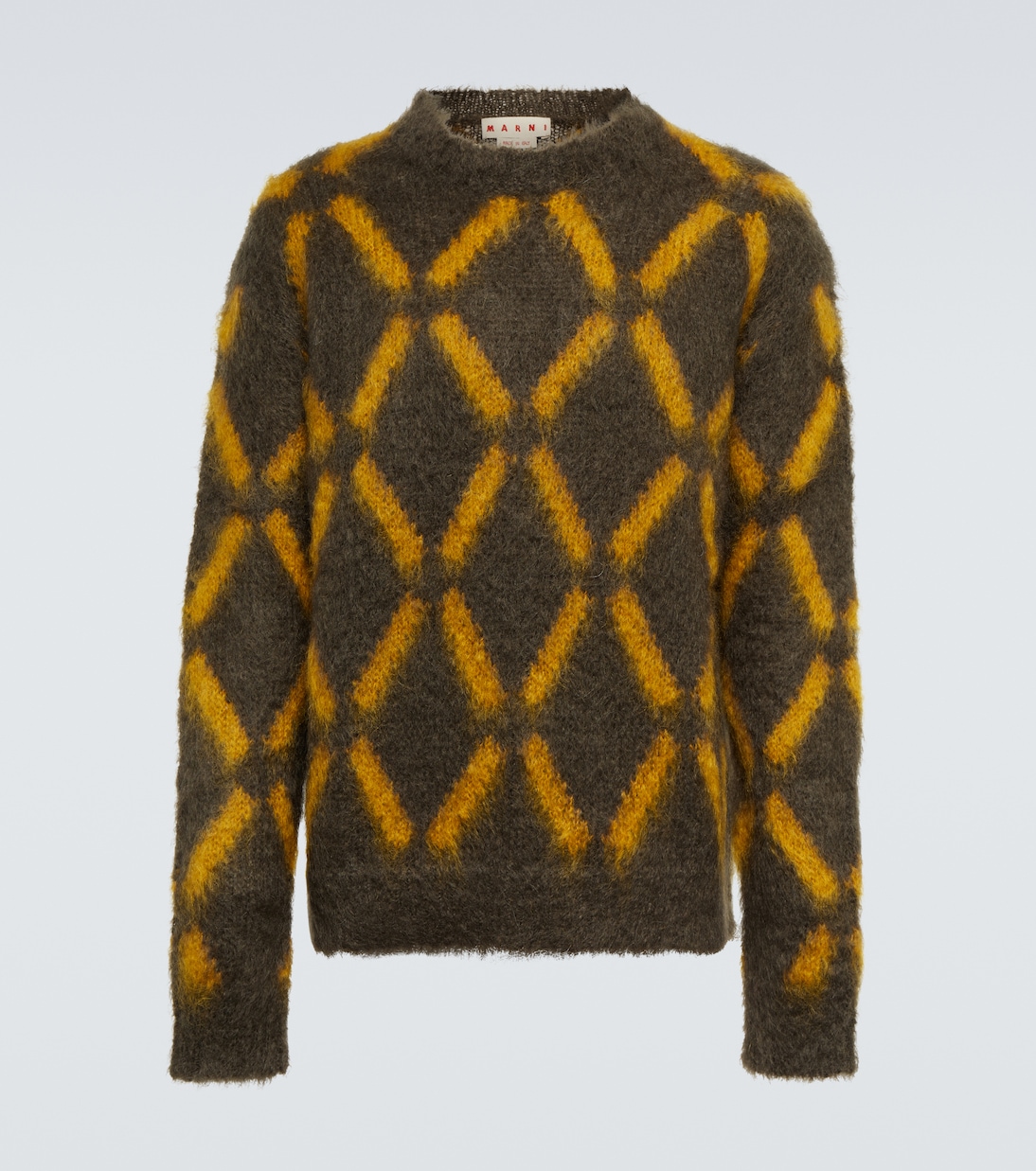 Pull intarsia en mohair mélangé | Marni