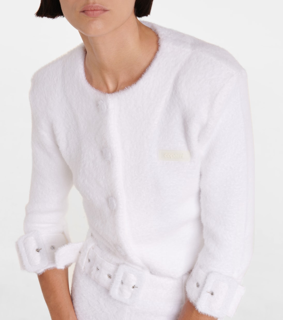 Buckle-embellished cardigan | Coperni
