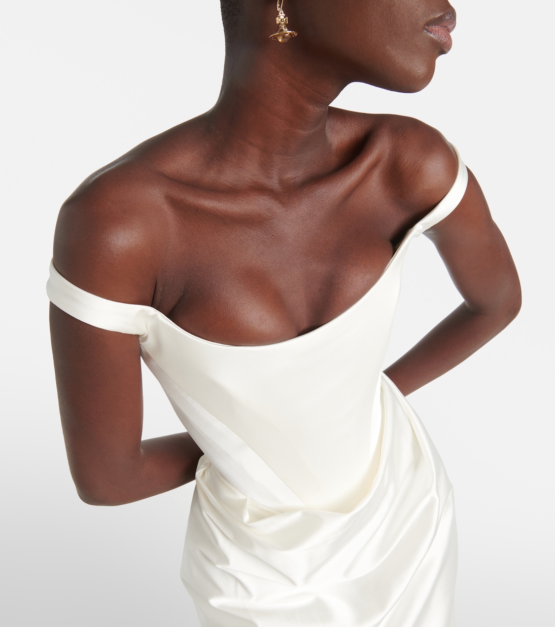 Bridal - Abito lungo Camille in raso | Vivienne Westwood