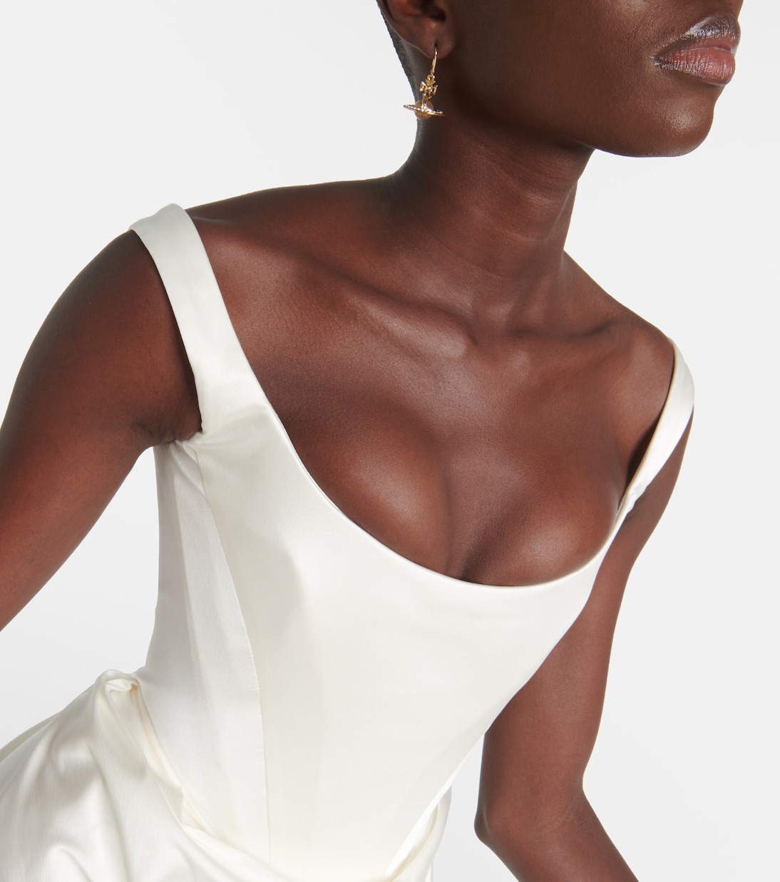 Bridal - Abito lungo Camille in raso | Vivienne Westwood