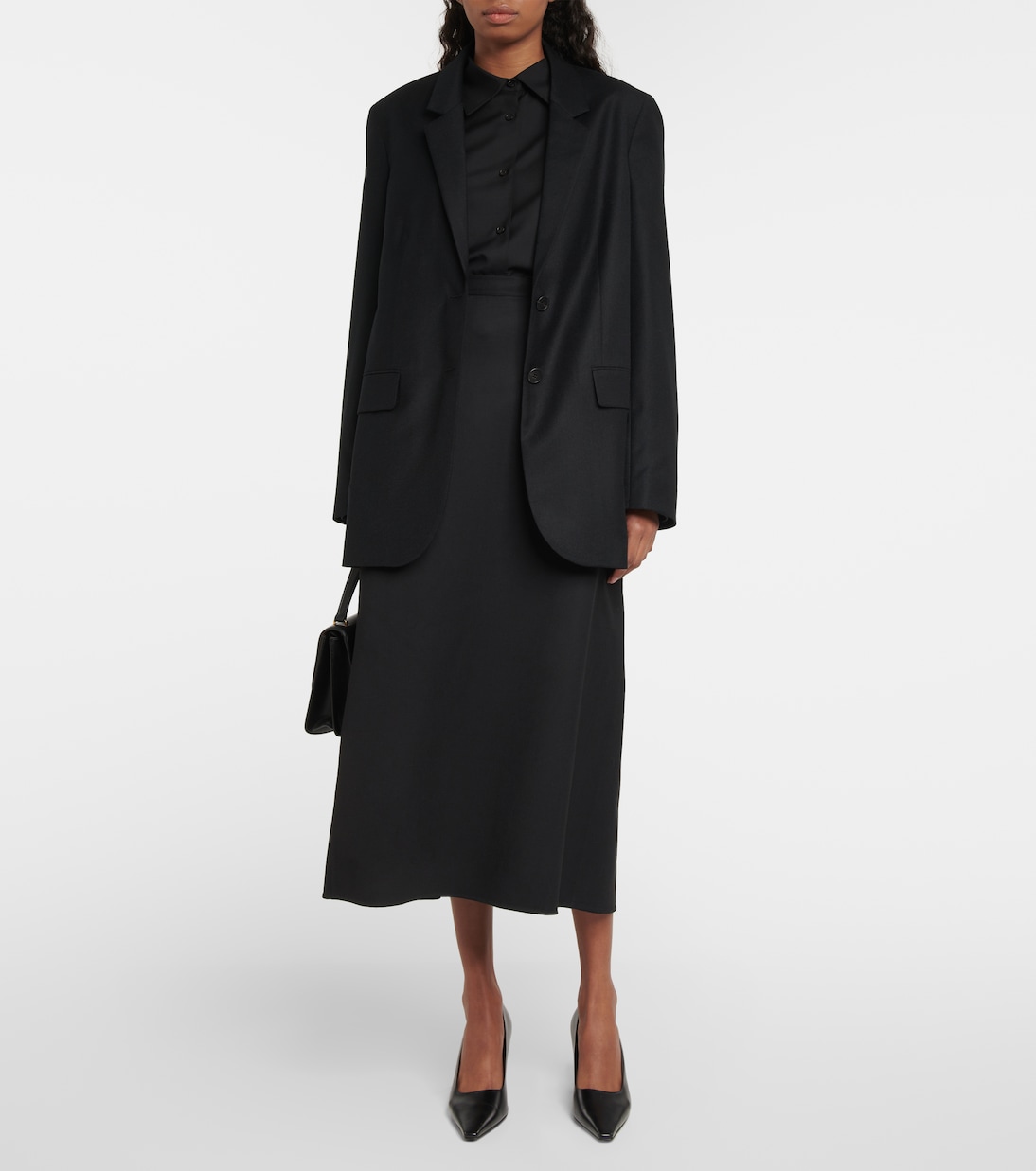 Blazer Dustina in lana vergine | The Row