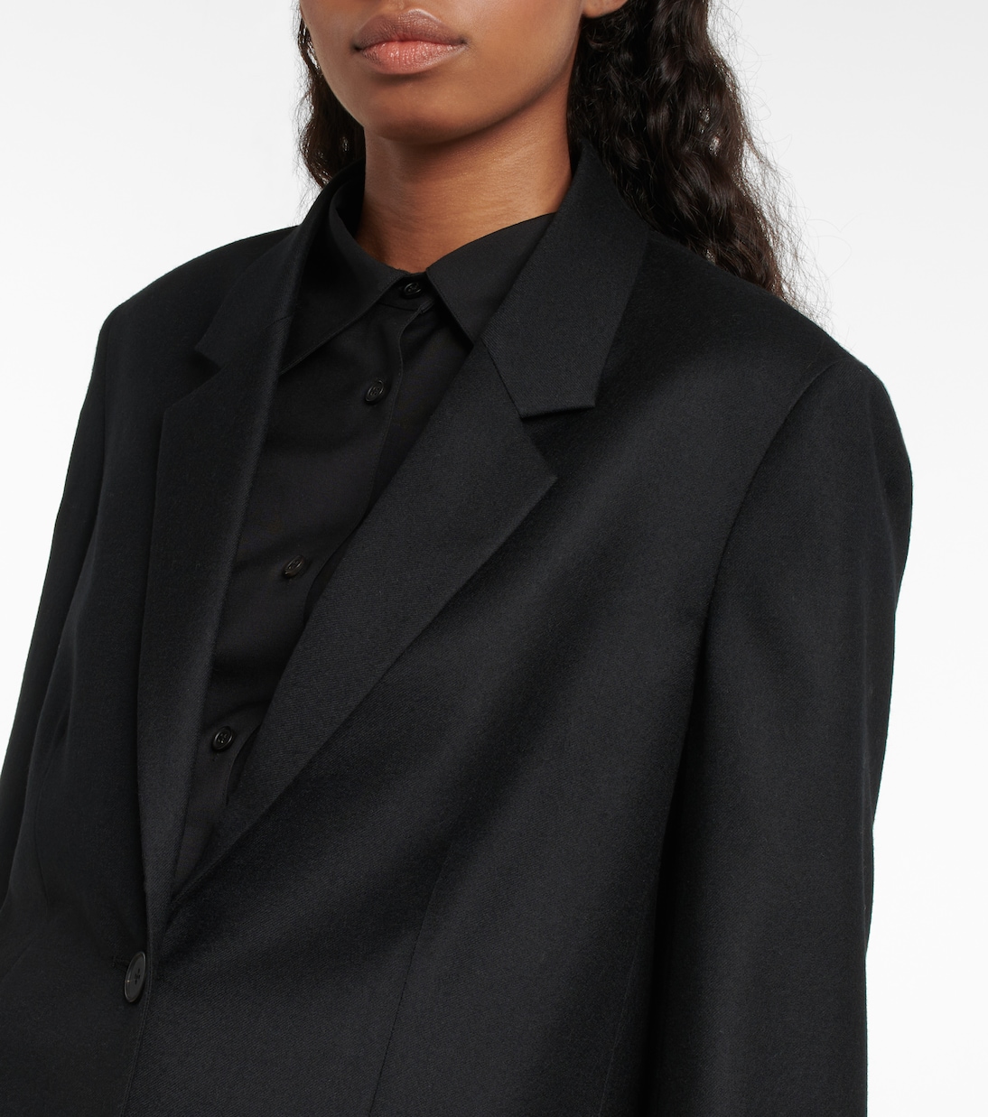 Blazer Dustina in lana vergine | The Row