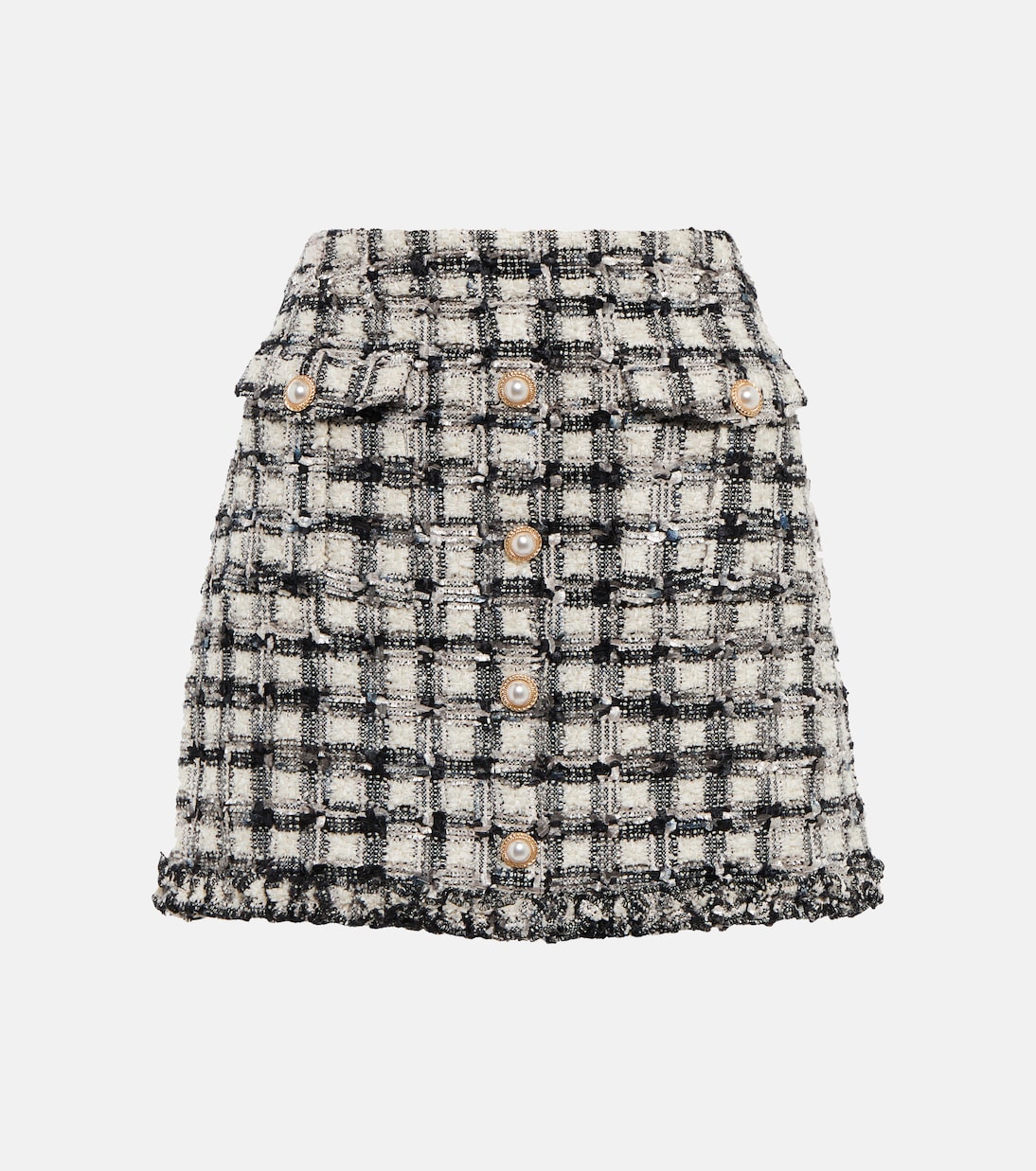 Nate tweed miniskirt | LoveShackFancy