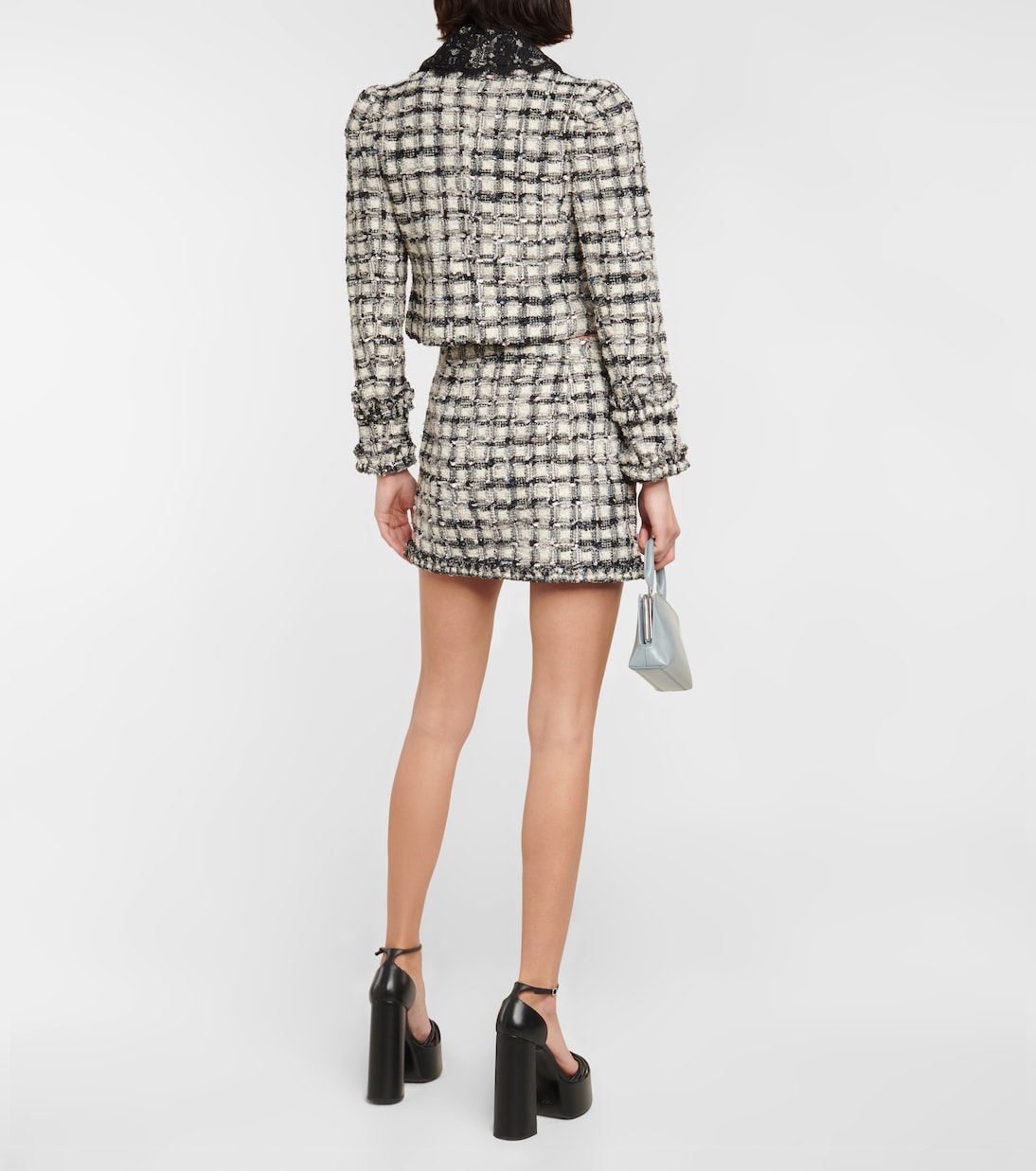 Nate tweed miniskirt | LoveShackFancy