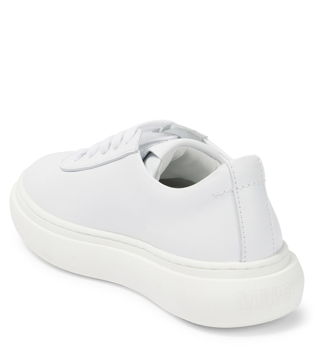 Sneakers in pelle con logo | MM6 Maison Margiela Kids