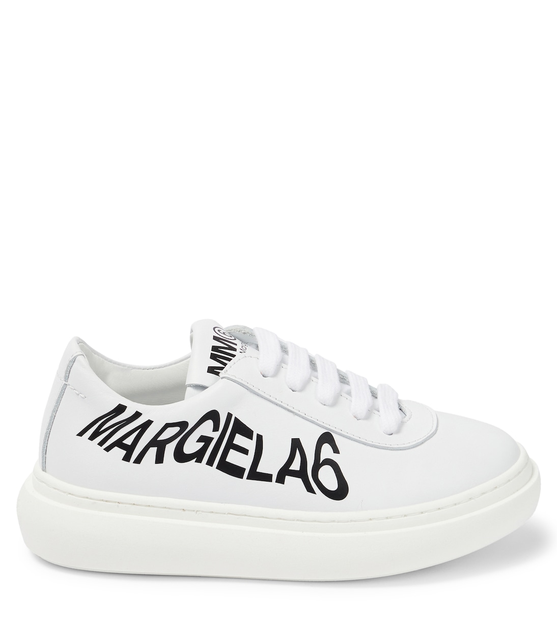 Sneakers in pelle con logo | MM6 Maison Margiela Kids