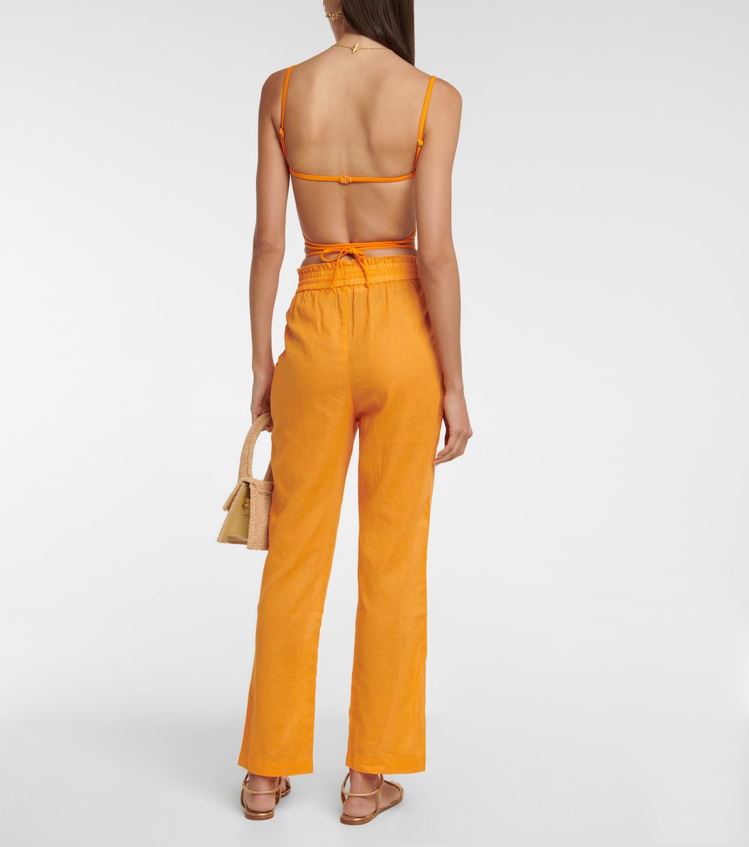 Pantaloni regular in lino | Bananhot