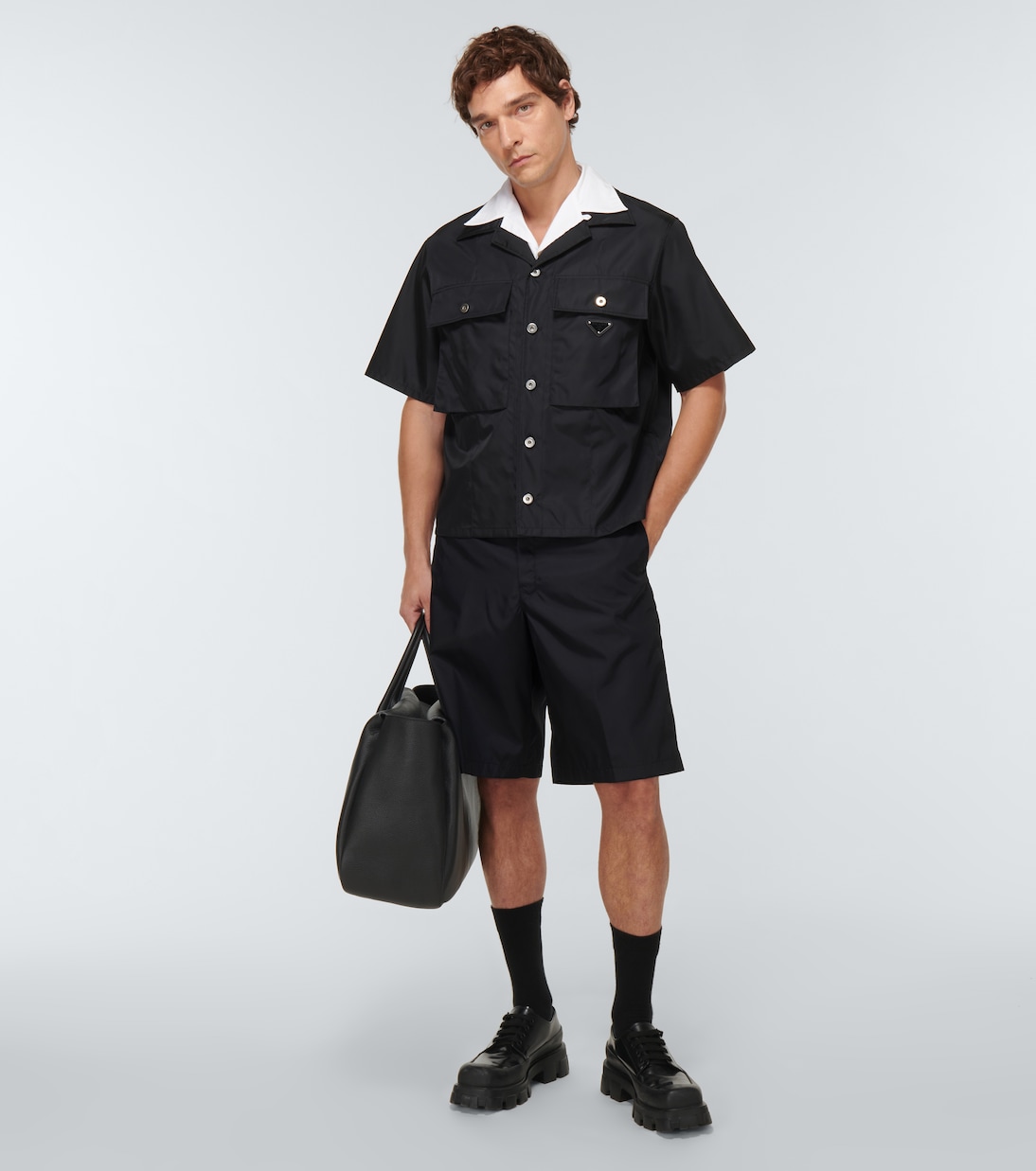 Bermuda-Shorts aus Re-Nylon | Prada