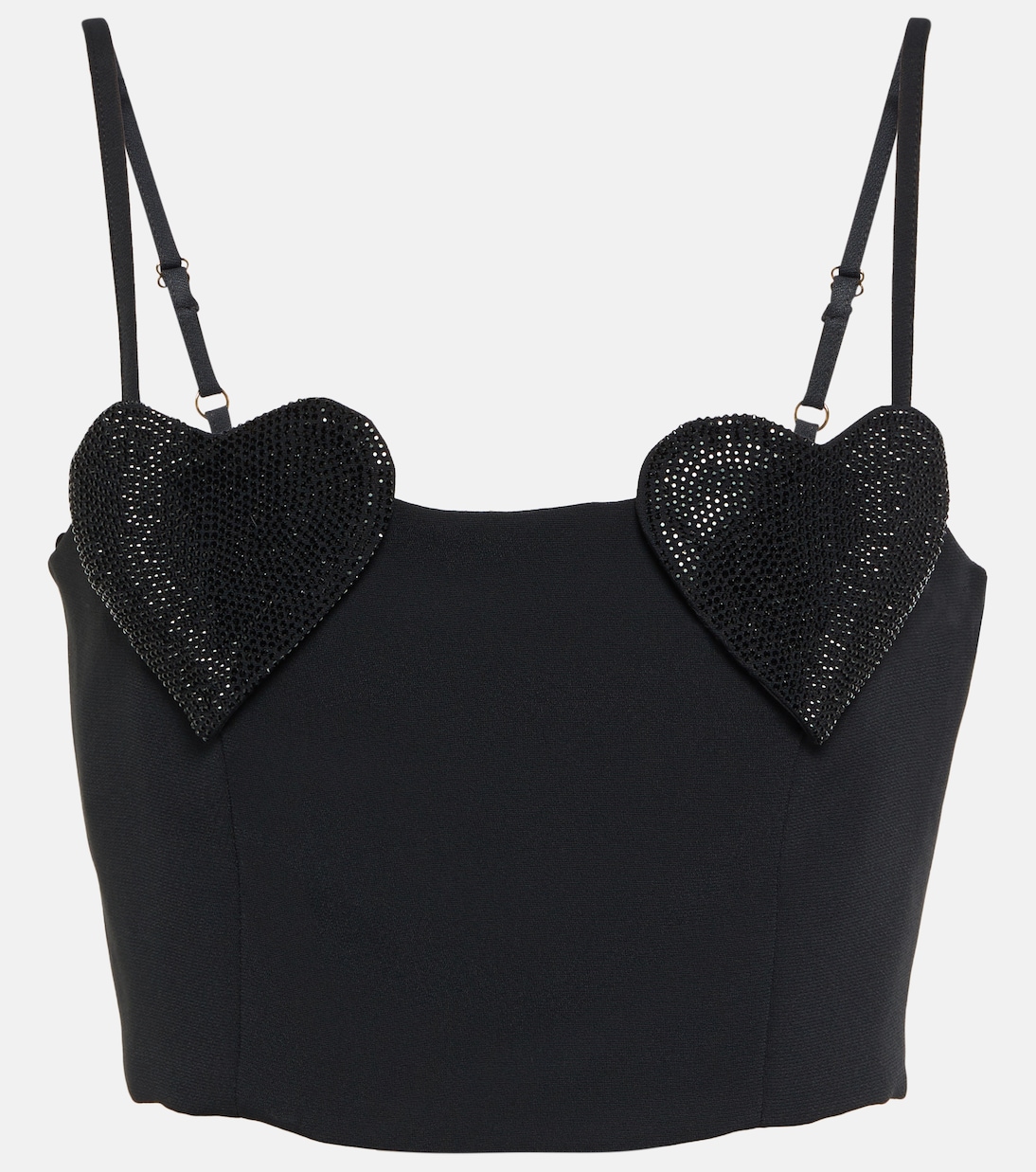 Crystal-embellished cropped top | Blumarine