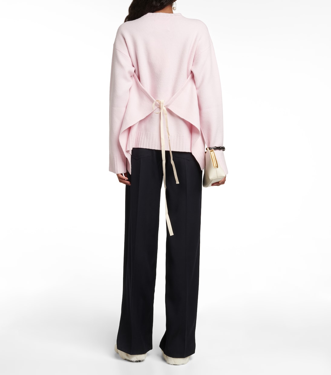 Jersey en punto acanalado de lana | Jil Sander