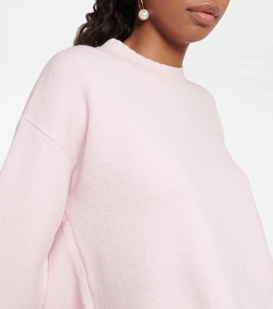 Jersey en punto acanalado de lana | Jil Sander