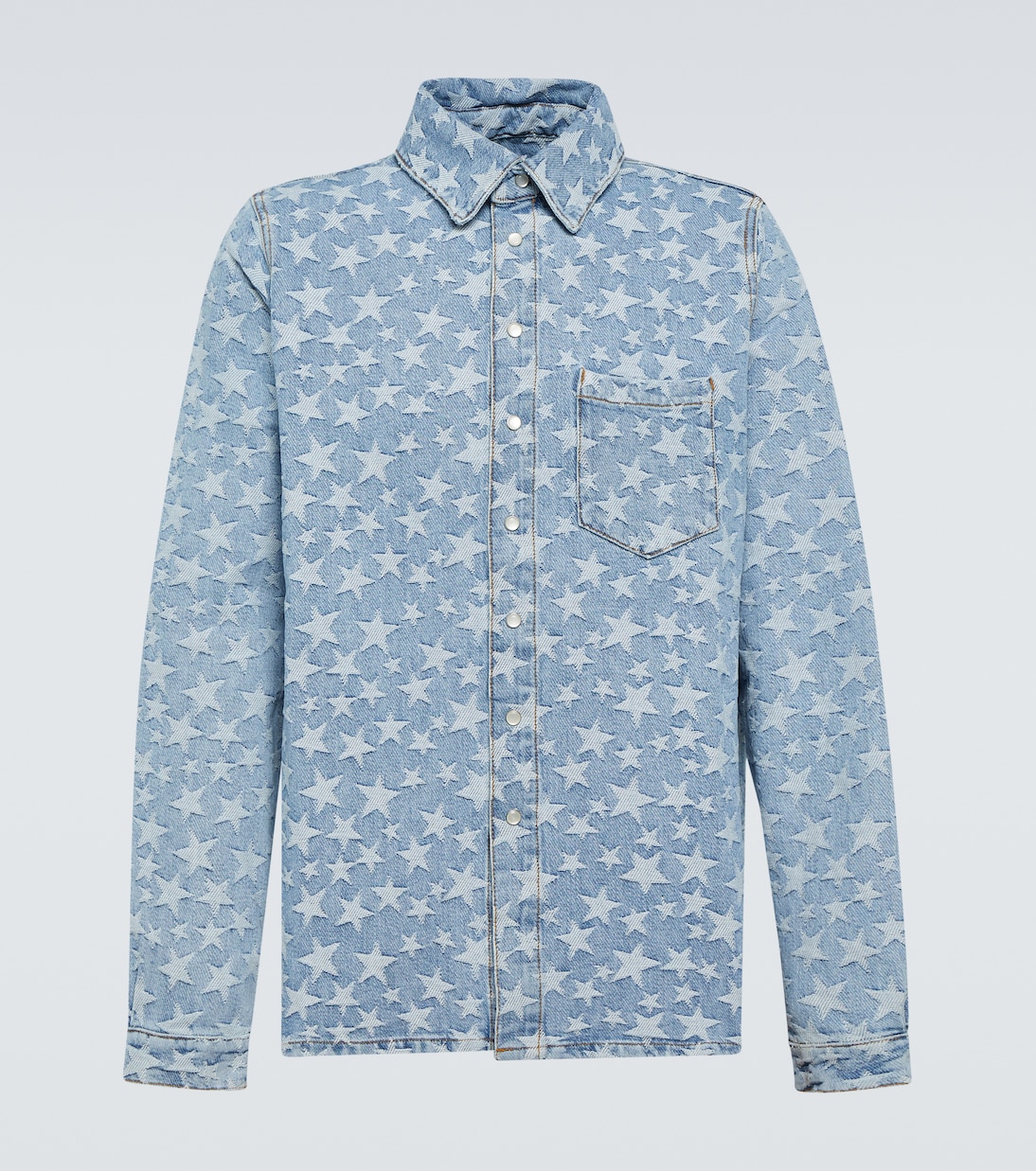 Hemdjacke aus Jacquard-Denim | ERL