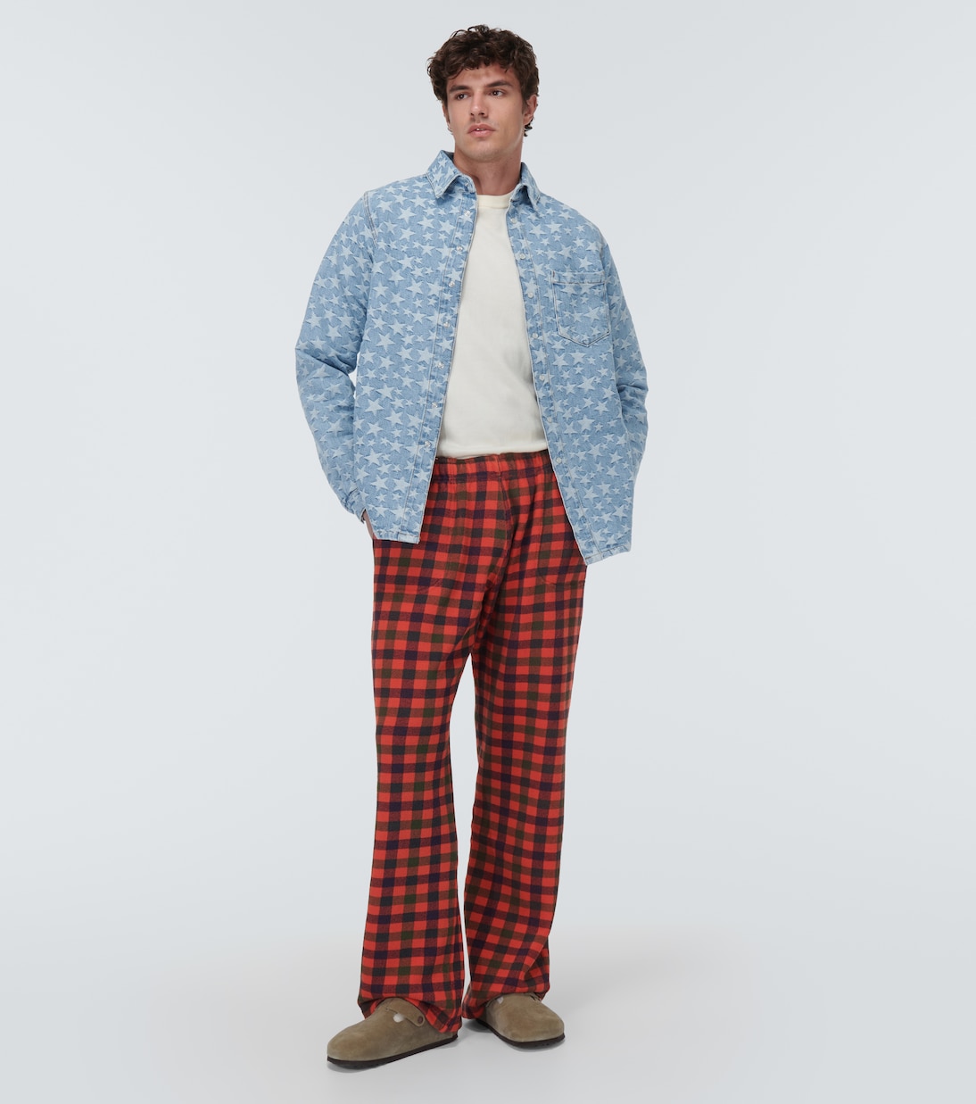 Hemdjacke aus Jacquard-Denim | ERL