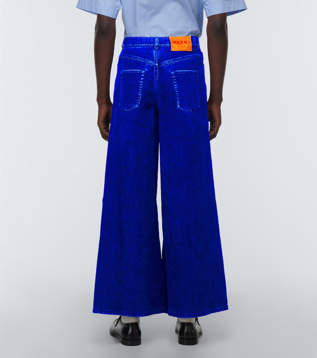 Jeans anchos de tiro medio | Marni