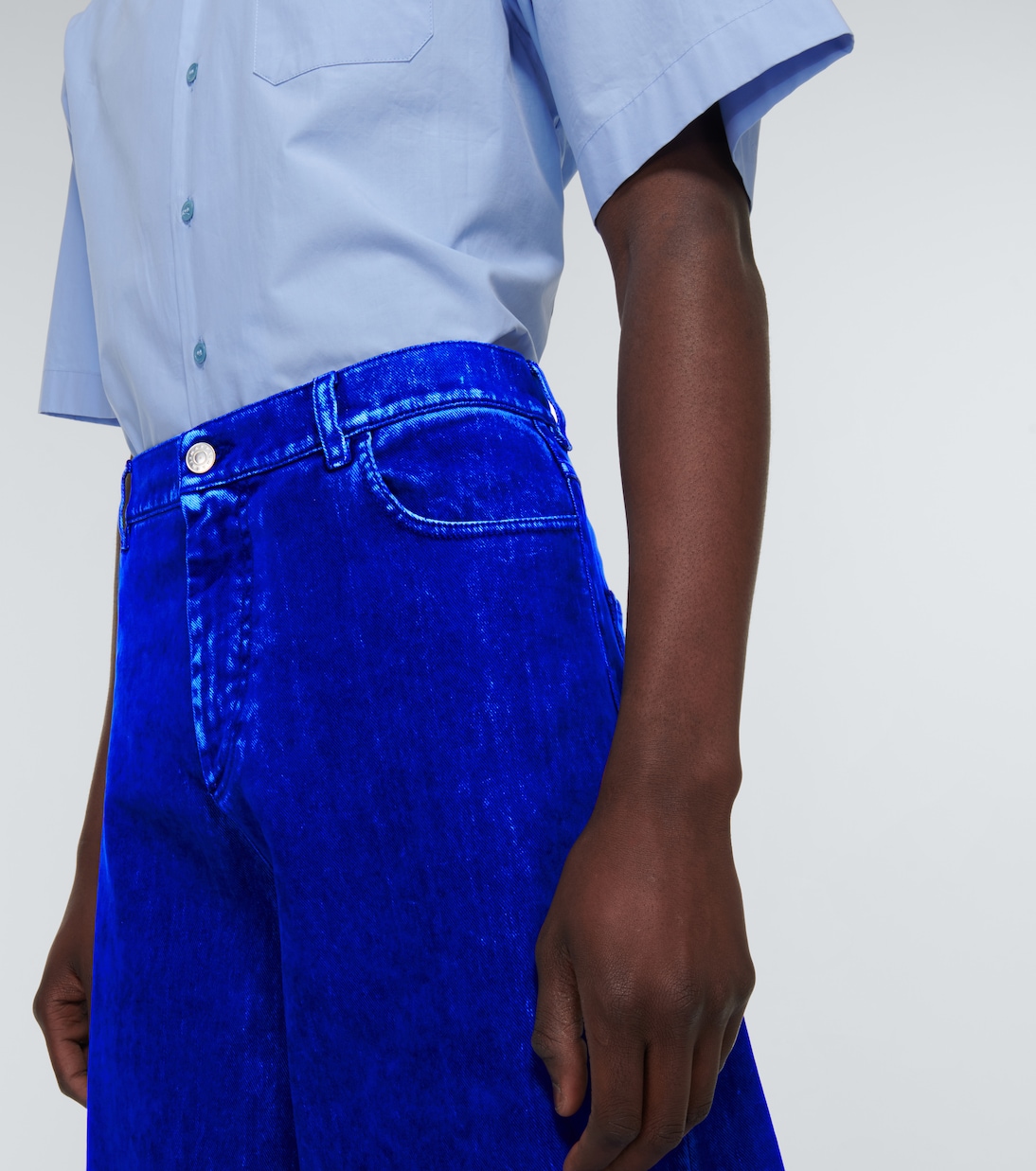Jeans anchos de tiro medio | Marni