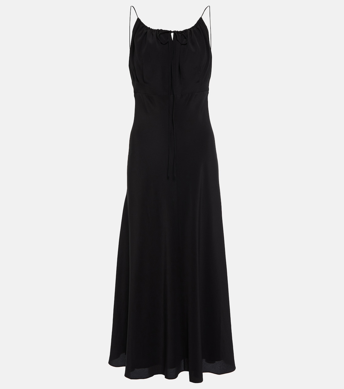 Halterneck silk maxi dress | Toteme