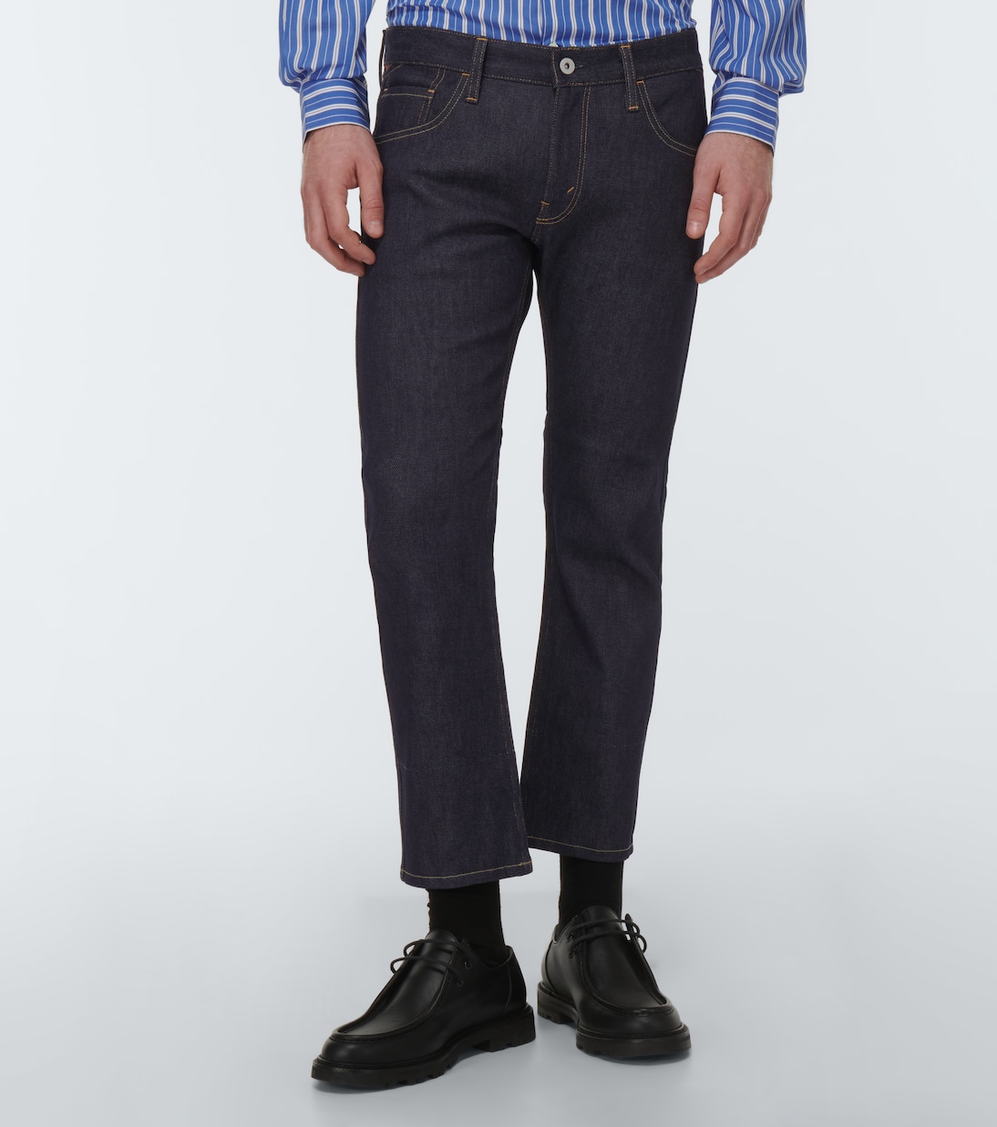 x Roy Lichtenstein jeans rectos | Junya Watanabe