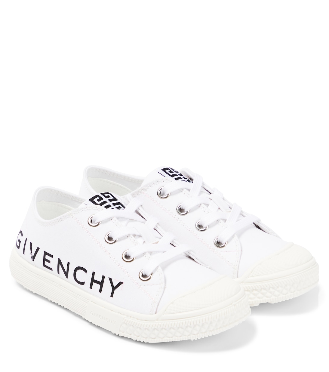 Sneakers basse in canvas con logo | Givenchy Kids