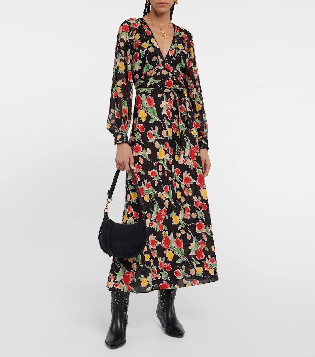 Bedrucktes Midikleid Ayla | Rixo