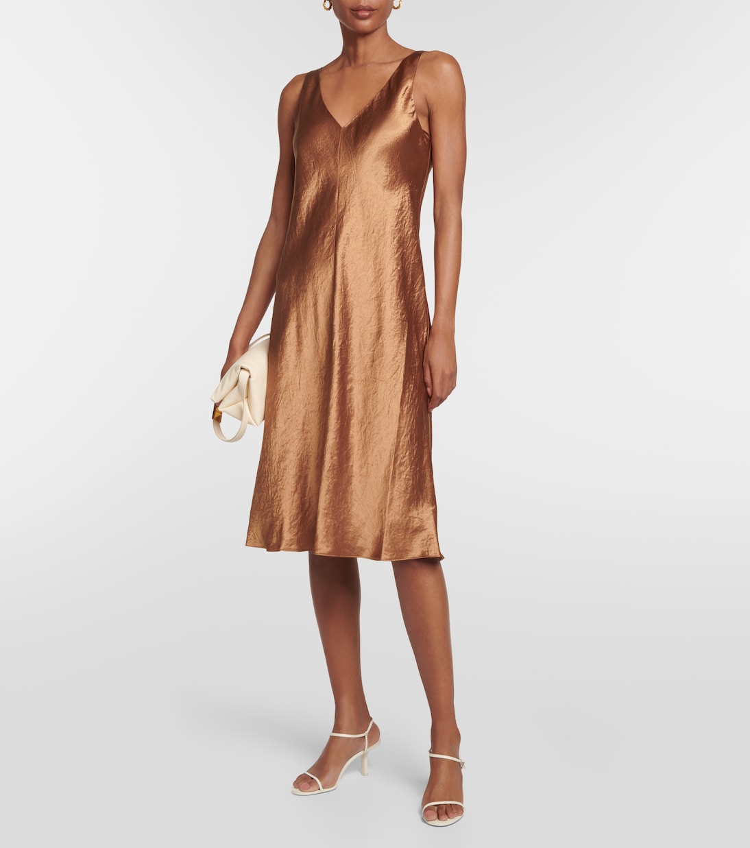 Satin slip dress | Vince